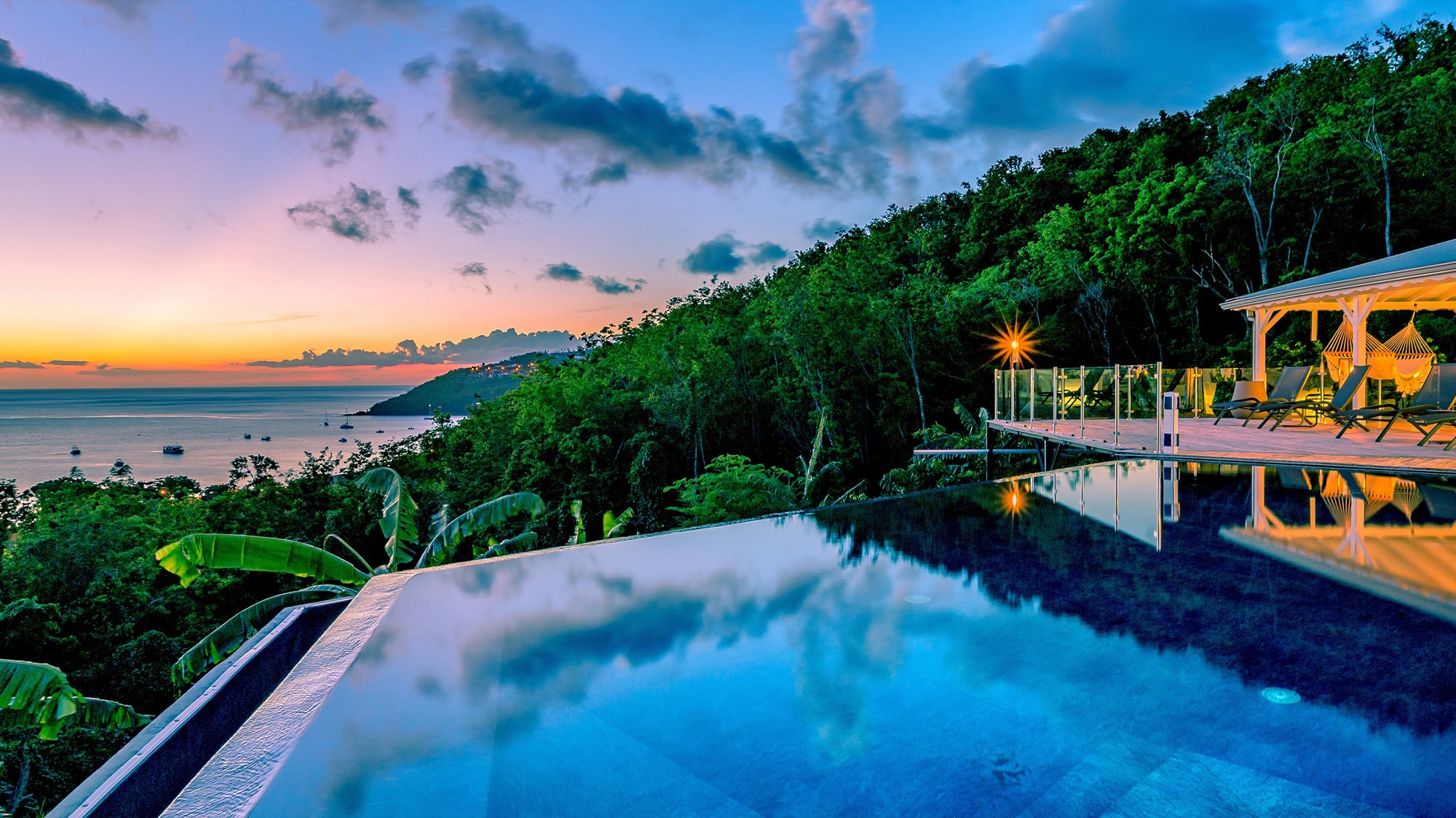 Sunset villas, location villas Guadeloupe, villa standing Guadeloupe